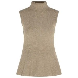 Róhe Sculptural Taupe Melange Cashmere Blend Tank Top - NWT